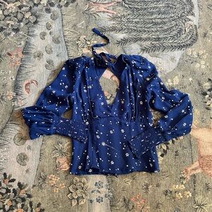 Reformation shooting stars blouse
